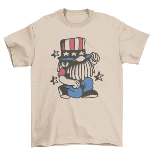 4th of July gnome t-shirt